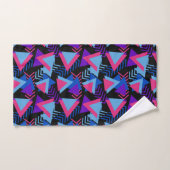 Memphis Abstraktes Formmuster - Badhandtuch Set (Handtuch)