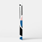 Memphis abstraktes Plakatdesign. Gesichtsgeometrie Case-Mate iPhone Hülle (Rückseite / Rechts)