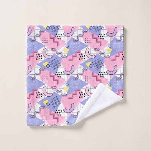 Memphis Active Pink Lilac 80 Badhandtuch Set (Waschlappen)