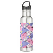 Memphis Active Pink Lilac 80 Edelstahlflasche (Vorderseite)