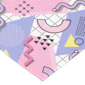 Memphis Active Pink Lilac 80 Großer Tischläufer (Ecke)