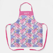 Memphis Active Pink Lilac 80 Schürze (Vorderseite)