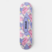 Memphis Active Pink Lilac 80 Skateboard (Vorderseite)