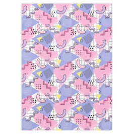 Memphis Active Pink Lilac 80 Tischdecke