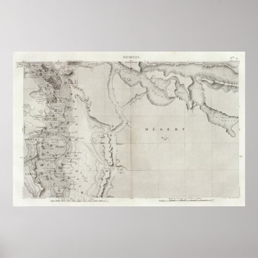 Memphis, Ägypten Poster (Vorne)