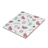 Memphis-Art-tropisches Sommer-Muster Fliese (Seite)