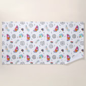 Memphis-Art-tropisches Sommer-Muster Strandtuch (Vorderseite)