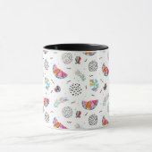 Memphis-Art-tropisches Sommer-Muster Tasse (Zentrum)