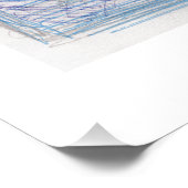 Memphis Artist 2 Print White Framing Fotodruck (Ecke)