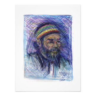 Memphis Artist 2 Print White Framing Fotodruck
