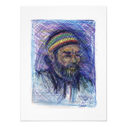 Memphis Artist 2 Print White Framing Fotodruck (Vorne)