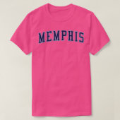 Memphis Basketball Jersey Style v2 T-Shirt (Design vorne)