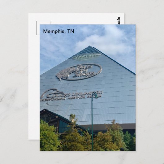 Memphis Bass Pro Pyramide Postkarte (Vorne/Hinten)
