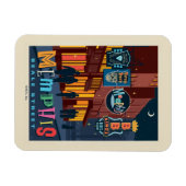 Memphis | Beale Street Neon Magnet (Horizontal)