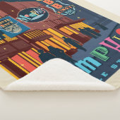 Memphis | Beale Street Neon Sherpadecke (3/4)