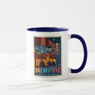 Memphis   Beale Street Neon Tasse