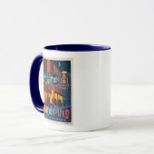 Memphis | Beale Street Neon Tasse (Vorderseite Links)