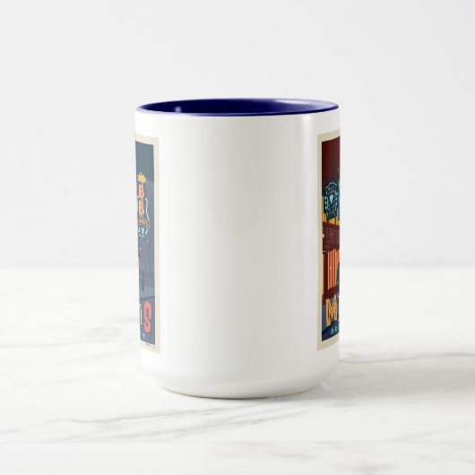 Memphis | Beale Street Neon Tasse (Zentrum)