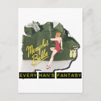Memphis Belle Button Up Postkarte