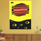 Memphis Bitossi Dream Leinwanddruck (Insitu (Wohnzimmer))