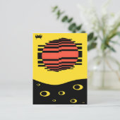 Memphis Bitossi Traum Postkarte (Stehend Vorderseite)