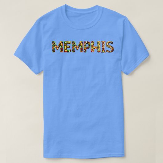 Memphis City Obststil T-Shirt (Design vorne)