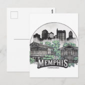 Memphis City Tennessee USA Postkarte (Vorne/Hinten)
