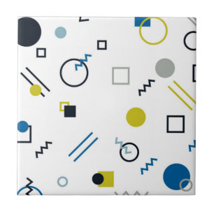 Memphis, cool, trendig, moderne geometrische Kunst Fliese
