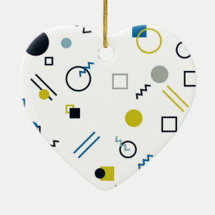 Memphis, cool, trendig, moderne geometrische Kunst Keramik Ornament