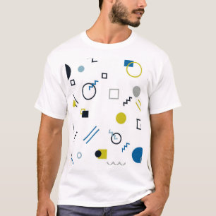 Memphis, cool, trendig, moderne geometrische Kunst T-Shirt