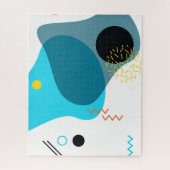 Memphis, cool, trendig, urbane, moderne Illustrati Puzzle (Vertikal)