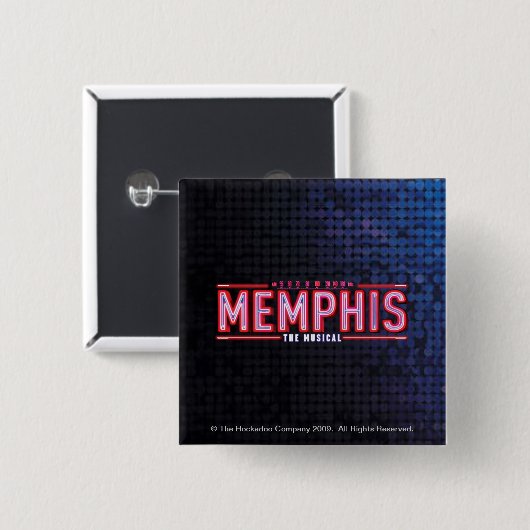MEMPHIS - das musikalische Logo Button (Vorne & Hinten)