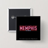 MEMPHIS - das musikalische Logo Button (Vorne & Hinten)