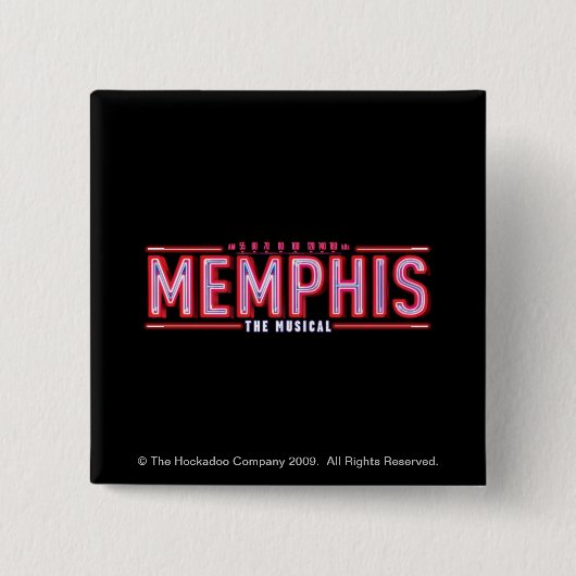MEMPHIS - das musikalische Logo Button (Vorderseite)