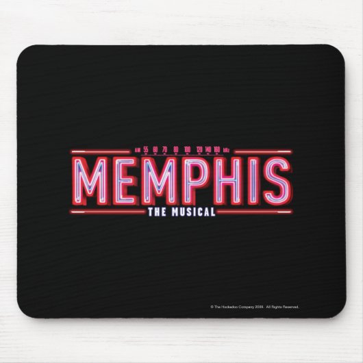 MEMPHIS - das musikalische Logo Mousepad (Vorne)