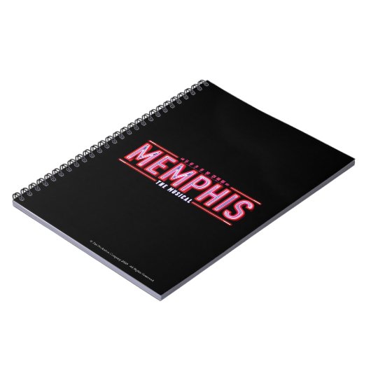 MEMPHIS - das musikalische Logo Notizblock (Linke Seite)