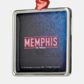 MEMPHIS - das musikalische Logo Ornament Aus Metall (Links)
