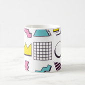 Memphis der 90er Jahre: Pop Design Elements. Kaffeetasse (Mittel)