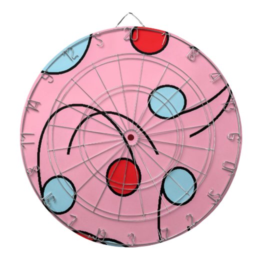Memphis Design Drupes Dartscheibe (vorne)