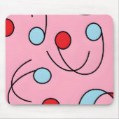 Memphis Design Drupes Mousepad (Vorne)