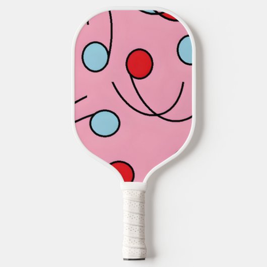 Memphis Design Drupes Pickleball Schläger (Vorderseite)