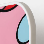 Memphis Design Drupes Pickleball Schläger (Linke Seite)