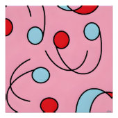 Memphis Design Drupes Poster (Vorderseite)