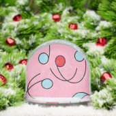 Memphis Design Drupes Schneekugeln (Weihnachten)