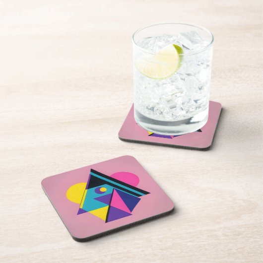 Memphis Design Dwelling Getränkeuntersetzer (Rechte Seite)