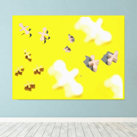 Memphis Design Jacks Leinwanddruck (Insitu (Holzboden))