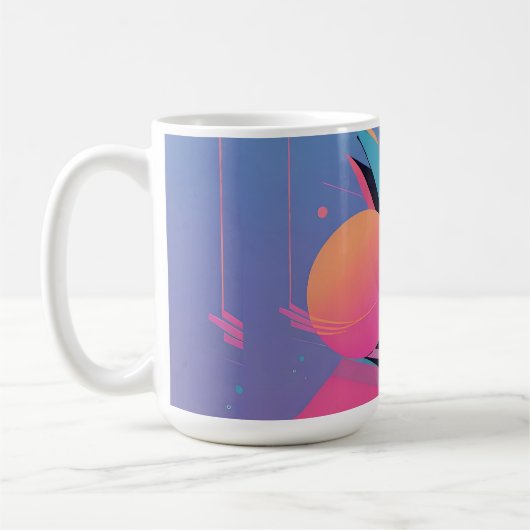 Memphis Design - Ken Gage Art Kaffeetasse (Links)