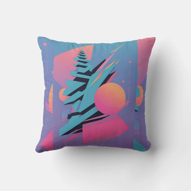 Memphis Design - Ken Gage Art Kissen (Rückseite)