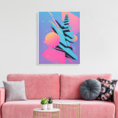 Memphis Design - Ken Gage Art Leinwanddruck (Insitu (Wohnzimmer))