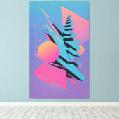 Memphis Design - Ken Gage Art Leinwanddruck (Insitu (Holzboden))